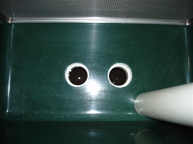 Dry fitted drain lines pulled out of openings so entire tank will drain without assistance (Small).jpg