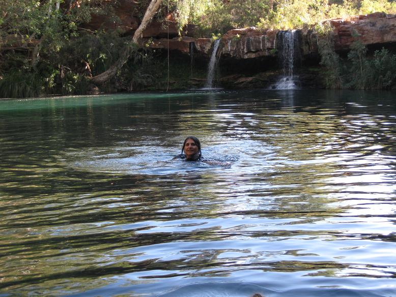 Mum in Fern Pool.JPG