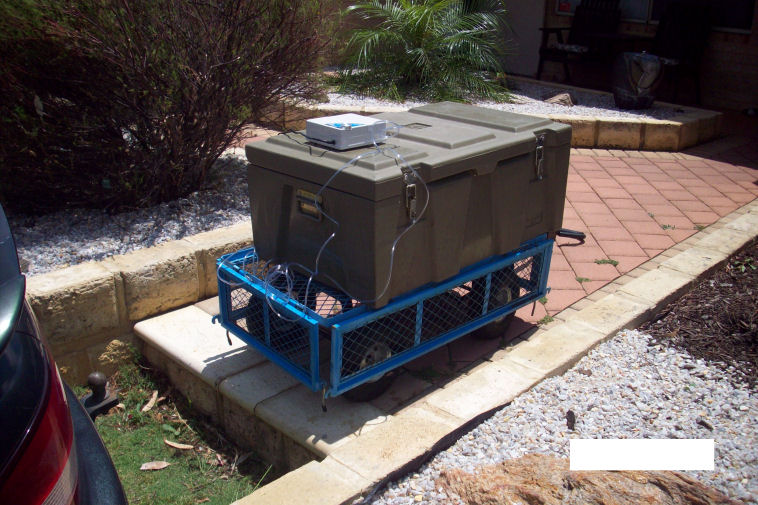 Barra transport tank out of the car.JPG