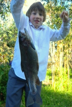Shaun McGowan and 700 gram Triploid Trout..JPG