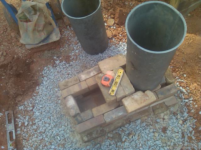 9-15-2012 - Rocket Heater heat riser test fit.jpg