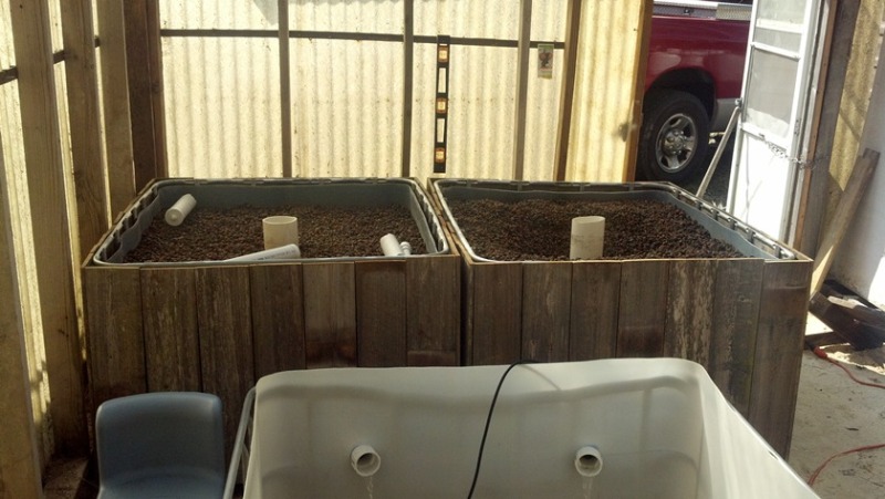 Growbeds in place and draining.jpg