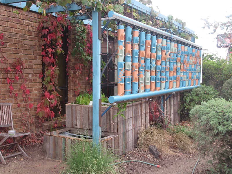 Grow towers finally painted and hanging - only first 6 running 23 March 2015.jpg