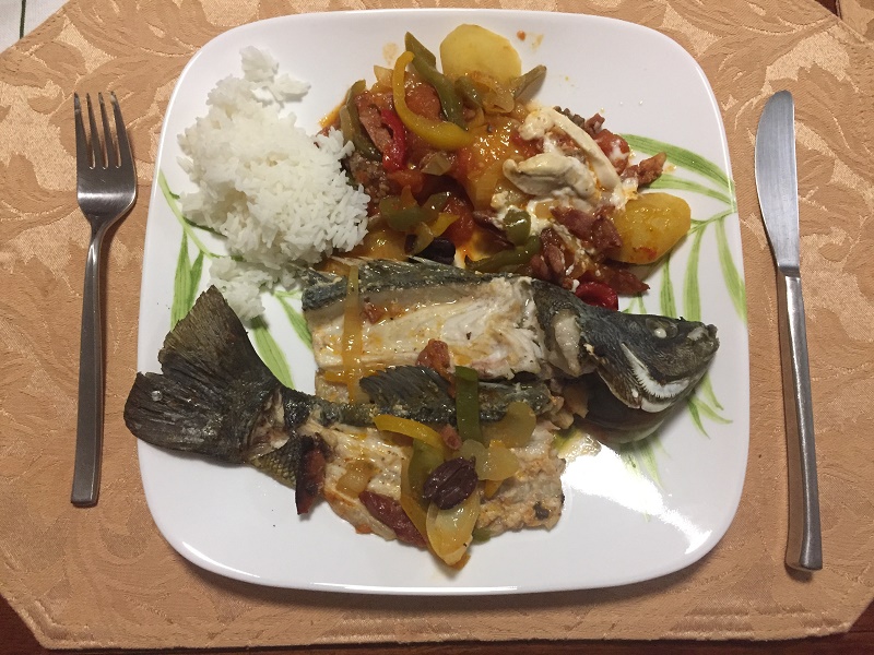 ... my wifes dinner served.jpg